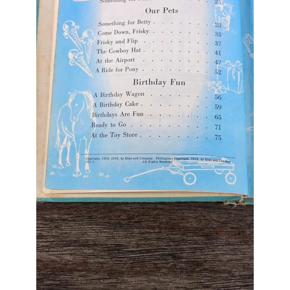 The Little White House Vintage Ginn Basic Reader Hardcover Book